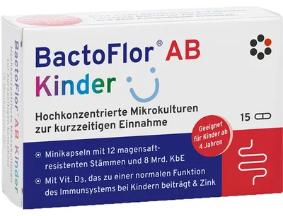Produktbild von Bactoflor AB Kinder Hartkapseln, 15 St. Tabletten