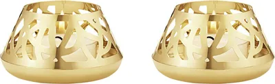 Produktbild von Georg Jensen CC 2023 TEALIGHT SET 2 PCS 18 KT GOLD PLATED 10020156