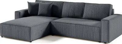 Produktbild von Ecksofa Eckcouch mit Schlaffunktion Sekwana L Form Bettkästen Couch Sofagarnitur Links