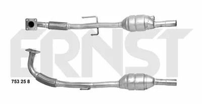 Produktbild von ERNST Katalysator Kat für VW Lupo (6X1, 6E1) Euro 3 753258