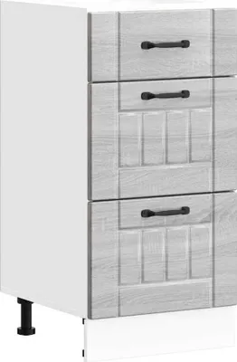 Produktbild von Küchen-Unterschrank Lucca Grau Sonoma Holzwerkstoff