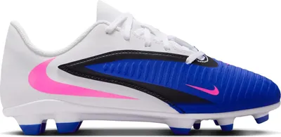 Produktbild von Nike Jr. Phantom 6 Low Club - FG/MG Kinder Fußballschuh - Racer Blue/Weiß/Pink Blast Racer Blue/Weiß/Pink Blast 38.5