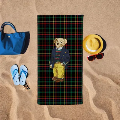 Immagine prodotto di Mijolnir, Teddy Bear - Nero, telo mare, nero, 60% COTONE / 40% POLIESTERE, 75 x 150 cm