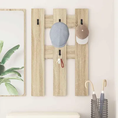Image de Maison Exclusive - Table de chevet murale Chêne Sonoma 65 x 3 x 100 cm