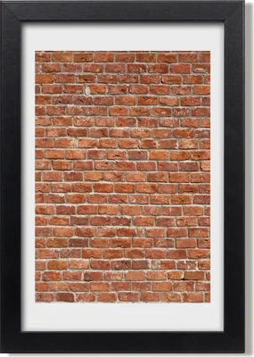 Produktbild von Bild 20x30 MDF-Rahmen, Wandkunst Backsteinmauer