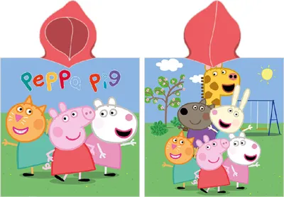 Obrázok produktu pre Detské pončo Pepina Pig and Friends in the Meadow