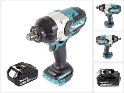 Image de Makita DTW 1001 G1 Clé à choc sans fil 18V 3/4" 1050Nm Brushless + 1x batterie 6,0 Ah - sans chargeur