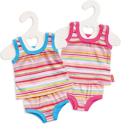 Image de Sous-vêtements de poupée rayés 28-35 cm, 1 pièce