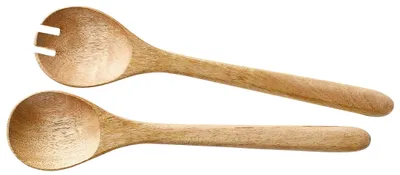 Produktbild von Zassenhaus Salatbesteck 2-teilig, hochwertiges Mango-Hartholz aus kontrolliertem Anbau, zum Servieren und Anrichten, Servierbesteck Holz für Salat, Pa