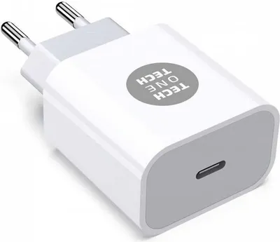 Produktbild von Tech One Tech Tec2263 + Cable 20w Usb-c-ladegerät Durchsichtig  Durchsichtig One Size