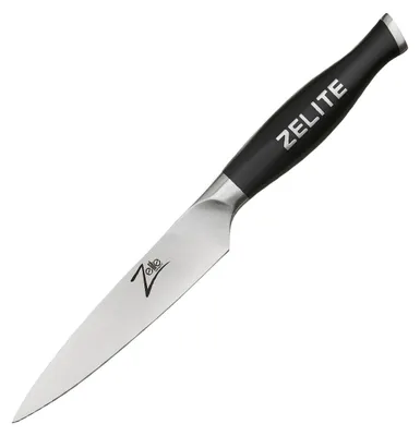 Image de Zelite Couteau Cuisine, Couteau de Chef en Acier Inoxydable Allemand, Kit Couteau Cuisine Professionnelle de 12,7 cm, Couteau de Chef Aiguisé, Couteau de type japonais, Couteaux de Cuisine Ultra Tranchant