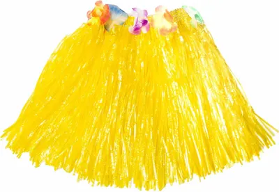 Produktbild von Oblique Unique Hula Rock Hawaii-Rock Damen Hawaii Party Beachparty Fasching Karneval Mottoparty - gelb