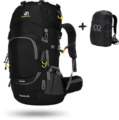 Productafbeelding van CarryQuest® - Trekrugzak 60 liter, waterafstotend, zwart