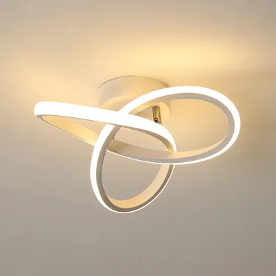 Image de Osairous, plafonnier LED moderne, 22W, 2500 lumens, 3000K, diamètre 25 cm – lumière chaude 3000K