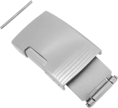 Produktbild von Minott Faltschließe-einseitig mit Drücker | Edelstahl silbern | 34683, Schließe:Silbern, Anstoß:18 mm