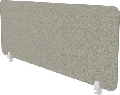 Produktbild von ASSMANN Schreibtischtrennwand VITECO 140cm Harbor Weiß Grau, 140x56cm