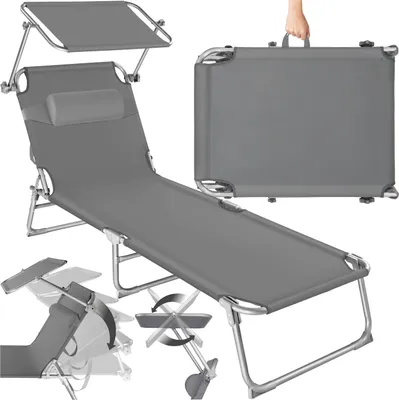Produktbild von Gartenliege Chloé klappbar 190 x 68 x 65 cm