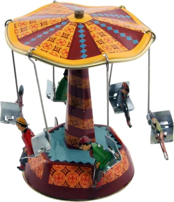 Produktbild von Blechspielzeug - Karussell klein 1 - Blechkarussell