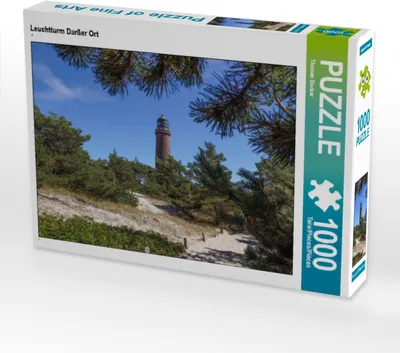 Produktbild von CALVENDO Puzzle Leuchtturm Darßer Ort | 1000 Teile Lege-Größe 64x48cm Foto-Puzzle für glückliche Stunden