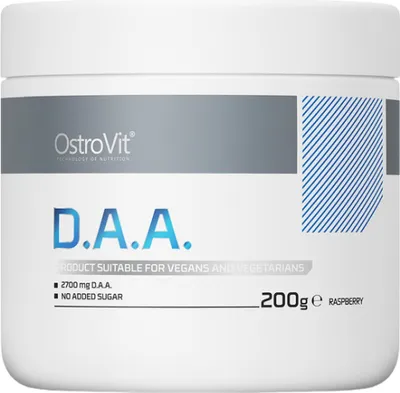 Obrázek produktu pro OstroVit | Kyselina D-asparagová / DAA v prášku Modrá malina