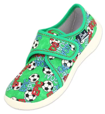 Productafbeelding van Beck uni kinderslipper, groen, maat 30 EU