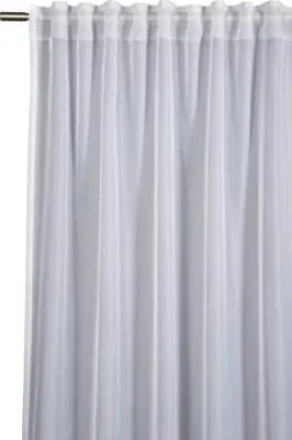 Produktbild von Vorhang mit Universalband Voile Uni weiß 175x450 cm