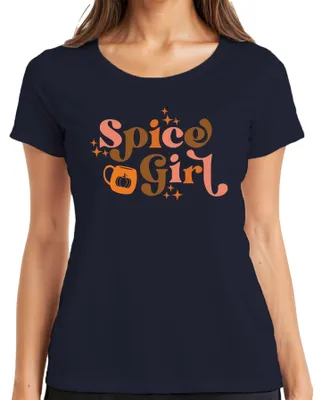 Immagine prodotto di Maglietta da donna Spice Girl Pumpkin Spice Latte Autumn Pumpkin Retro, Navy, XXL