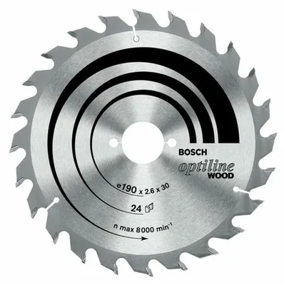 BOSCH Kreissägeblatt Optiline Wood 190x30x60 Zähne