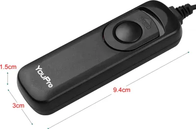 Immagine prodotto di Cavo di scatto YouPro E3 con timer e telecomando, 1,2 m/3,9 piedi – Ricambio per Canon G10/ G11/ G12/ G15/ G1X/ SX50/ 700D/ EOS/ 1300D e Pentax K-5/ K-5II/ K-7