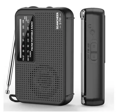 Obrázok produktu pre Prenosné AM/FM rádio, kompaktné mini rádio