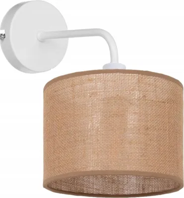 Obrázok produktu pre Kovová Led Nástenná Svetlo, Lampy S Jutovým Stínidlom