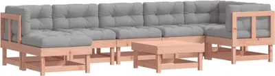 Produktbild von vidaXL 8-tlg. Garten-Lounge-Set mit Kissen Massivholz Douglasie