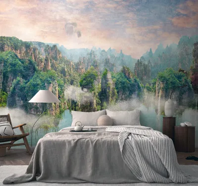 Zdjęcie produktu dla A.S. Creation Livingwalls Tapeta The Wall III 399081 Jedna rolka Jeden motyw 371 x 280 cm Kolorowy Zielony Niebieski