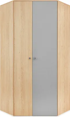 Produktbild von Eckkleiderschrank Jugendzimmer, Eiche mit grau PINETO-133