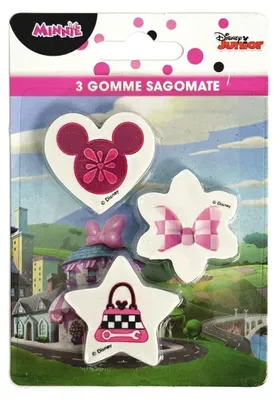 Produktbild von Disney Minnie Radiergummi-Set 3-teilig