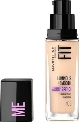 Produktbild von MAYBELLINE Fit Me! Luminous+Smooth Illuminating Foundation Nr. 105 Natural Ivory 30 ml