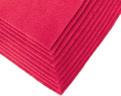 Produktbild von Bastelfilz Bögen 10er-Pack flex Filz A4, Stärke 1,5-2mm, Filzplatte, 50 Farben