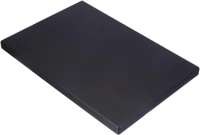 Produktbild von 73381538 Schneidebrett, Polyethylen 29 x 20 x 1,5 cm Schwarz