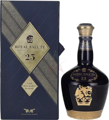 Produktbild von Royal Salute 25 Years Old THE TREASURE BLEND Blended Scotch Whisky 40 %  0,70 lt.