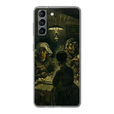 Produktbild von MuchoWow® Handyhülle Schutzhülle Hülle für Samsung Galaxy S21 Die Kartoffelesser - Vincent van Gogh Silikon Softcase Handy Hülle - Softcase