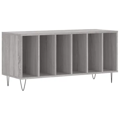 Image de vidaXL Armoire à plateaux Gris Sonoma 100x38x48 cm Bois composite