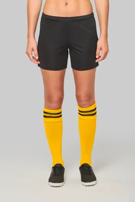 Immagine prodotto di Proact pantaloncini sportivi da donna pallamano calcio allenamento pantaloncini sportivi fitness, taglia:L, colore:Bianco