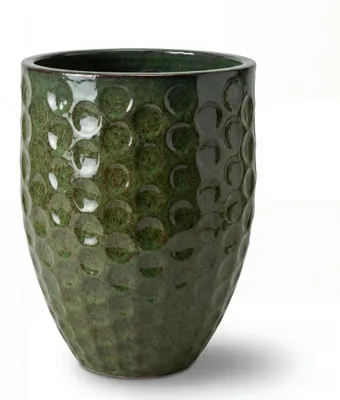 Zdjęcie produktu dla Doniczka ceramiczna Provencelia MEROVEE Tropikalna zieleń, Ø42 cm x H55 cm, mrozoodporna