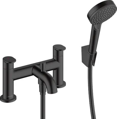 Produktbild von hansgrohe Vernis Blend 2-Funktions-Wannenarmatur schwarz matt