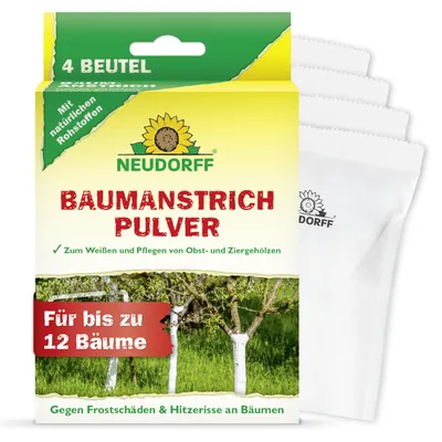 Produktbild von Baumanstrich Pulver 80g Frostschutz Ziergehölze Winterschutz Obstbaum Rinde schützen