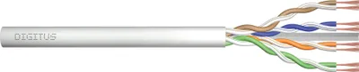 Produktbild von DIGITUS Roh-Patchkabel Cat6 U/UTP tw.Pair 305m grau AWG26/7