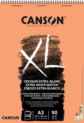 Image de CANSON Bloc de croquis et d'études "XL EXTRA WHITE", DIN A3