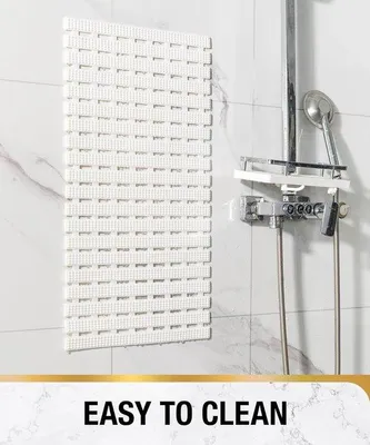 Produktbild von Famanu Badmatte Antirutsch 68 x 38 cm - Weiß