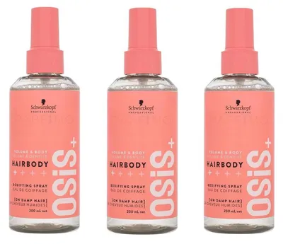 Produktbild von 3x Schwarzkopf Professional OSiS Hairbody 200 ml
