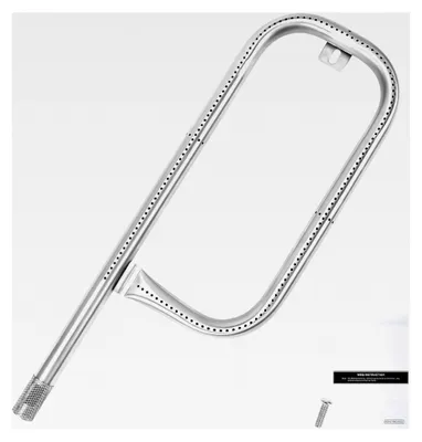 Produktbild von Edelstahl Brennerrohr Zubehör für Weber Q100, Q120, Q140, Q1000, Q1200, Q1400 Grill, inklusive Schraube